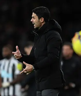 Arsenal V Newcastle United 2022-23 Prints: Mikel Arteta Leads Arsenal Past Newcastle United in Premier League Showdown (2022-23)