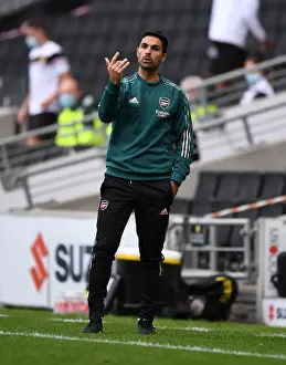 Mikel Arteta Leads Arsenal in Pre-Season Clash against MK Dons, 2020