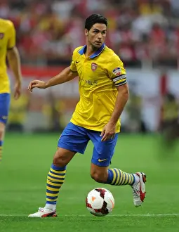 Uwara Red Diamonds V Arsenal 2013-14 Prints: Mikel Arteta Leads Arsenal in Pre-Season Clash against Urawa Red Diamonds (2013)