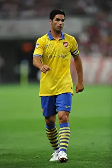 Uwara Red Diamonds V Arsenal 2013-14 Prints: Mikel Arteta Leads Arsenal in Pre-Season Match Against Urawa Red Diamonds (2013)