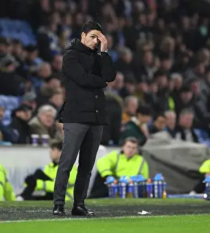 Mikel Arteta Leads Arsenal in Premier League Battle against Brighton (2022-23)