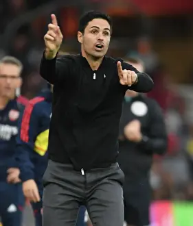 Southampton V Arsenal 2022-23 Prints: Mikel Arteta Leads Arsenal in Premier League Battle against Southampton (2022-23)