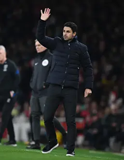 Arsenal V West Ham United 2021-22 Prints: Mikel Arteta Leads Arsenal in Premier League Clash Against West Ham United
