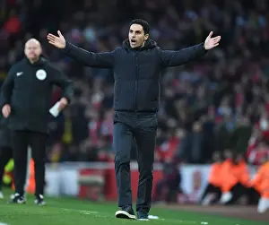 Arsenal V Sheffield United 2019-20 Prints: Mikel Arteta Leads Arsenal Against Sheffield United in Premier League Clash