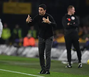 Wolverhampton Wanderers V Arsenal 2022-23 Prints: Mikel Arteta Leads Arsenal Against Wolverhampton Wanderers in Premier League Clash (2022-23)