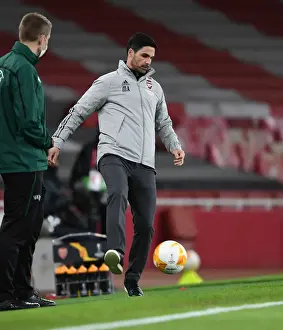 Mikel Arteta Leads Empty Emirates: Arsenal's Europa League Quarterfinal Battle against Slavia Praha