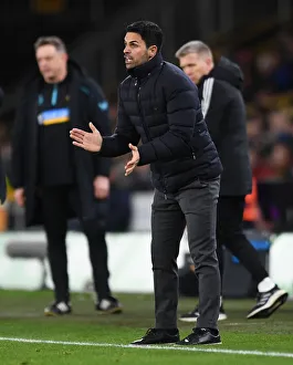 Mikel Arteta at Molineux: Arsenal vs. Wolverhampton Wanderers, Premier League 2021-22