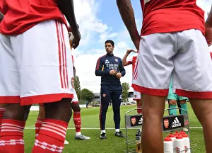 Mikel Arteta Motivates Arsenal Team During Pre-Season Friendly Against Ipswich Town