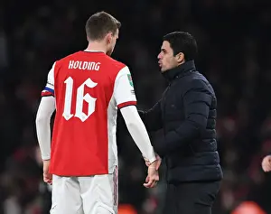 Mikel Arteta Motivates Rob Holding: Arsenal's Carabao Cup Showdown against Sunderland