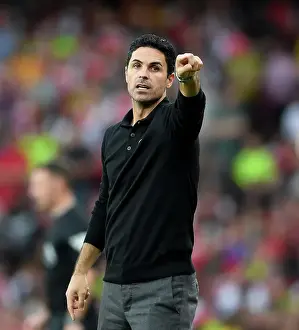 Arsenal V Manchester City 2023-24 Prints: Mikel Arteta Reacts: Arsenal FC vs Manchester City, Premier League 2023-24