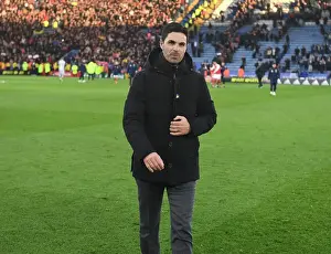 Leicester City V Arsenal 2022-23 Prints: Mikel Arteta Reacts After Arsenal's Loss to Leicester City in 2022-23 Premier League