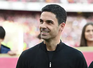 Arsenal V Wolverhampton Wanderers 2022-23 Prints: Mikel Arteta Reacts After Arsenal's Premier League Clash Against Wolverhampton Wanderers (2022-23)