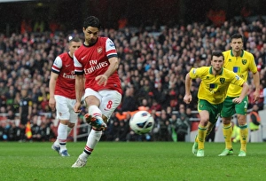 Mikel Arteta scores Arsenals 1st goal from the penalty spot. Arsenal 3:1 Norwich City Mikel Arteta scores Arsenals 1st goal from the penalty spot. Arsenal 3:1 Norwich City
