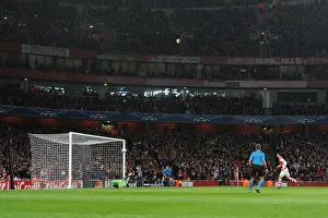 Arsenal V Anderlecht 2014/15 Prints: Mikel Arteta Scores Penalty: Arsenal FC vs RSC Anderlecht, UEFA Champions League, 2014