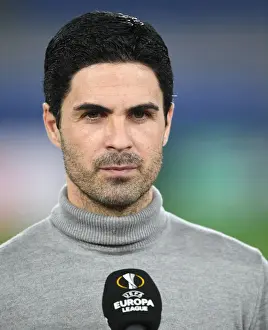 Mikel Arteta Before SL Benfica vs Arsenal FC - UEFA Europa League Round of 32 (2020-21)
