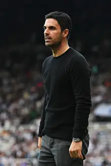 Newcastle United V Arsenal 2022-23 Prints: Mikel Arteta at St. James Park: Arsenal FC vs Newcastle United, Premier League 2022-23