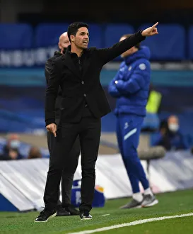 Mikel Arteta at Empty Stamford Bridge: Arsenal vs. Chelsea, Premier League 2021