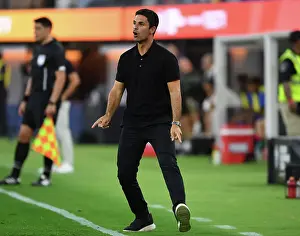 Arsenal V FC Barcelona Pre Season - 2023-24 Prints: Mikel Arteta vs. FC Barcelona: Arsenal's Pre-Season Showdown at SoFi Stadium (2023)