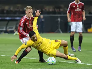 Mikel Arteta vs Ignazio Abate: Clash in the UEFA Champions League