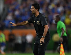 Images Dated 23rd July 2022: Mikel Arteta vs. Thomas Tuchel: Clash of Coaches in Arsenal vs. Chelsea Florida Cup 2022-23