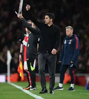 Arsenal V Chelsea 2022-23 Prints: Mikel Arteta vs. Thomas Tuchel: Clash of Titans in Arsenal vs. Chelsea Showdown (2022-23)