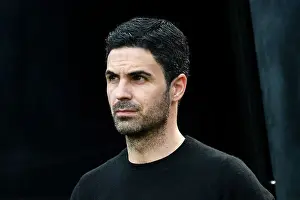 Newcastle United V Arsenal 2022-23 Prints: Mikel Arteta Watches as Arsenal Face Newcastle United in Premier League Showdown (2022-23)