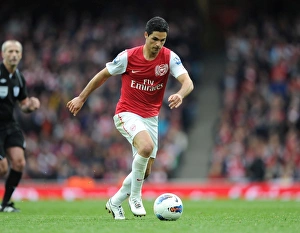 Mikel Arteta on his way to scoring Arsenals goal. Arsenal 1:0 Manchester City Mikel Arteta on his way to scoring Arsenals goal. Arsenal 1:0 Manchester City