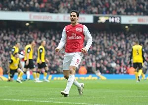 Images Dated 4th February 2012: Mikel Arteta's Five-Goal Blitz: Arsenal vs. Blackburn Rovers, 2012