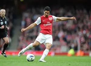 Arsenal V Manchester City 2011-12 Prints: Mikel Arteta's Game-Winning Goal: Arsenal vs Manchester City, Premier League 2011-12