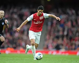 Arsenal V Manchester City 2011-12 Prints: Mikel Arteta's Game-Winning Goal: Arsenal's Historic Victory Over Manchester City (2011-12)