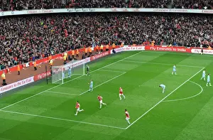 Arsenal V Manchester City 2011-12 Prints: Mikel Arteta's Game-Winning Goal: Arsenal's Triumph Over Manchester City