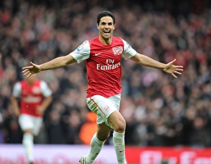 Mikel Arteta's Goal: Arsenal vs. Manchester City, Premier League 2011-12