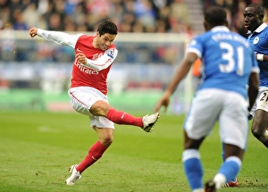 Wigan Athletic V Arsenal 2011-12 Prints: Mikel Arteta's Historic Goal: Wigan Athletic vs. Arsenal, Premier League 2011-12