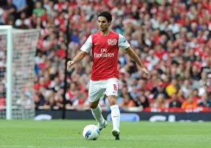 Arsenal V Swansea City 2011-12 Prints: Mikel Arteta's Lead: Arsenal's 1-0 Victory Over Swansea City in the Barclays Premier League
