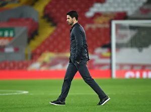 Liverpool V Arsenal 2020-21 Prints: Mikel Arteta's Post-Match Reaction: Liverpool vs. Arsenal, 2020-21 Premier League