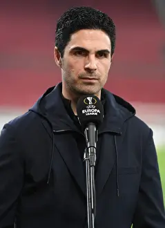 Arsenal V SL Benfica 2020-21 Prints: Mikel Arteta's Pre-Match Press Conference: Arsenal vs SL Benfica