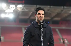 Arsenal V SL Benfica 2020-21 Prints: Mikel Arteta's Pre-Match Press Conference: Arsenal vs SL Benfica
