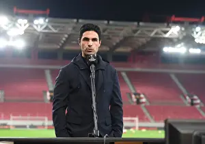 Arsenal V SL Benfica 2020-21 Prints: Mikel Arteta's Pre-Match Press Conference: Arsenal vs SL Benfica