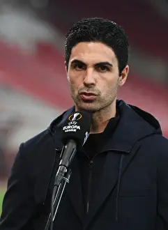 Arsenal V SL Benfica 2020-21 Prints: Mikel Arteta's Pre-Match Press Conference: Arsenal vs SL Benfica