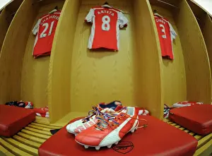 Arsenal V Manchester City 2014-15 Prints: Mikel Arteta's Rainbow Laces: Arsenal vs Manchester City, Premier League 2014-15