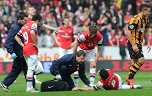 Mikel Arteta's Tooth-Shattering Moment: Aaron Ramsey and Colin Lewin's Reaction (Hull City vs Arsenal, 2014)