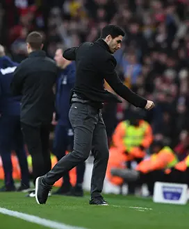 Arsenal V West Ham United 2019-20 Prints: Mikel Arteta's Triumph: Arsenal's Thrilling Victory Over West Ham United in the Premier League