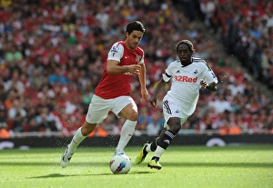 Arsenal V Swansea City 2011-12 Prints: Mikel Arteta's Victory: Arsenal 1-0 Swansea City, Premier League 2011-12