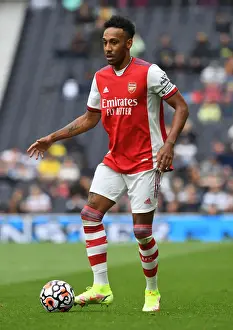 Tottenham Hotspur V Arsenal - The Mind Series 2021-22 Prints: The Mind Series: Aubameyang Faces Tottenham at the New Tottenham Stadium