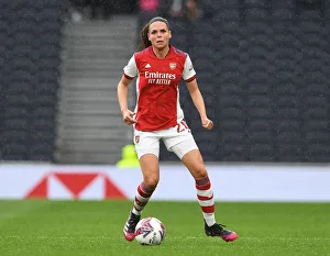 Tottenham Hotspur Women V Arsenal Women - MIND Series 2021-22 Prints: MIND Series: Simone Boye of Arsenal Faces Off Against Tottenham Hotspur Women
