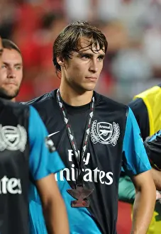 Benfica V Arsenal 2011-12 Prints: Miquel in Action: Benfica vs. Arsenal Pre-Season Friendly, 2011