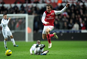 Miquel Leaps Past Dyer: Swansea vs. Arsenal, Premier League Clash (2011-12)