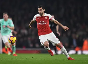 Arsenal V Bournemouth 2018-19 Prints: Mkhitaryan in Action: Arsenal vs Bournemouth, Premier League 2018-19