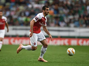 Sporting Lisbon V Arsenal 2018-19 Prints: Mkhitaryan in Action: Arsenal vs Sporting Lisbon, Europa League 2018-19