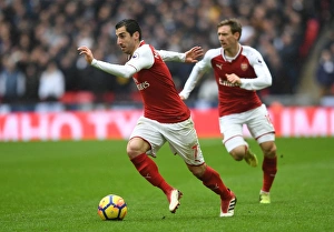 Tottenham Hotspur V Arsenal 2017-18 Prints: Mkhitaryan in Action: Arsenal vs. Tottenham, Premier League 2017-18
